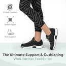 Coral Orthopedic Women's Sneakers with Arch Support and Cushioned Comfort