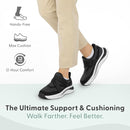 Naya Orthopedic Women's Walking Shoes with Arch Support and Cushioning