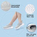 Women's Slip-On Walking Shoes with Memory Foam, Lightweight Comfort Sneakers