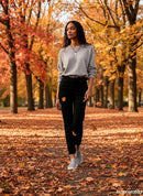Women's Lightweight Pull-On Walking Sneakers with Breathable Knit Upper