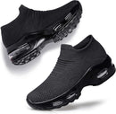 Women's Slip-On Walking Shoes with Air Cushion for Work and Nursing Comfort